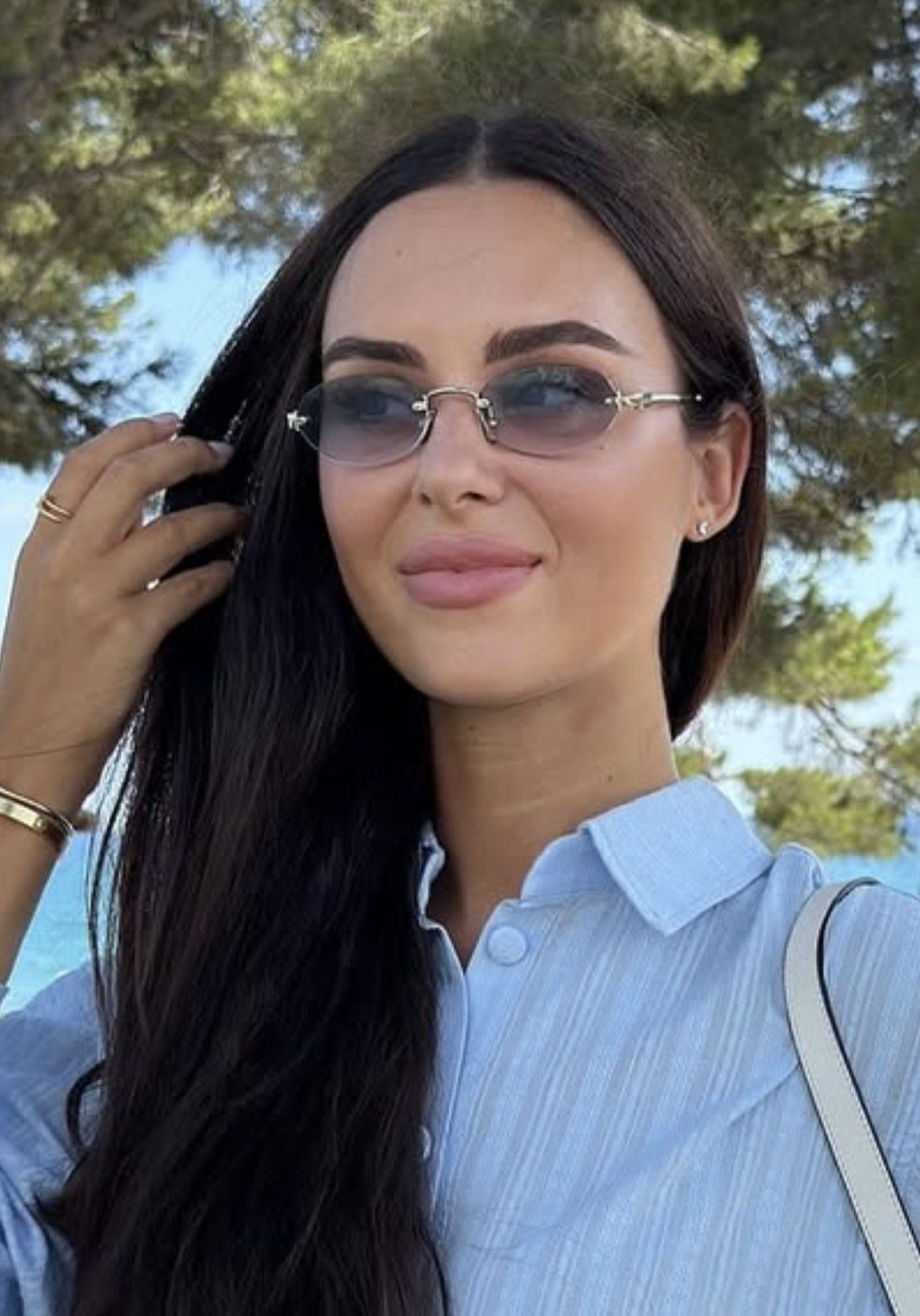 Miu Miu NEW Miu Miu sunglasses MU A54S ZVN80O Size ONE SIZE - 10 Thumbnail