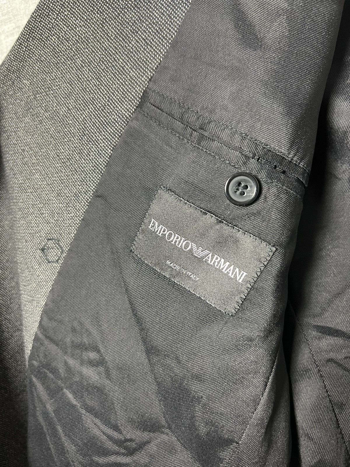 Emporio Armani Emporio Armani Runway Wool Mix Single Breasted Blazer Jacket Size 38R - 14 Thumbnail