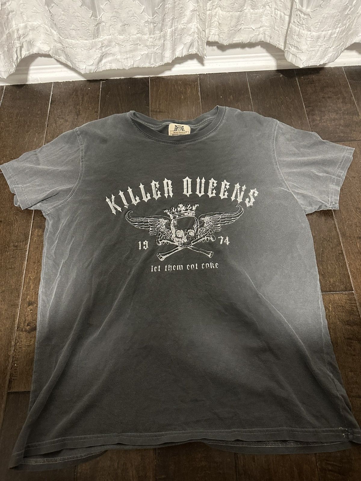 Juicy Couture Jeans × Vintage JUICY COUTURE killer queen XL T Shirt Tee Size US XL / EU 56 / 4 - 1 Thumbnail