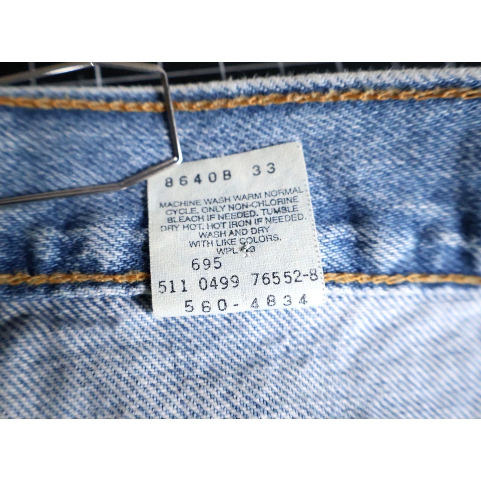 Levi's VINTAGE Levi's Jeans Men 38 x 27 Blue 560 Loose Fit Tapered Leg 1999 90s Hipster Retro Grunge Model Levi's 560 Mens Jeans Regular Way Staight? Size US 38 / EU 54 - 4 Thumbnail