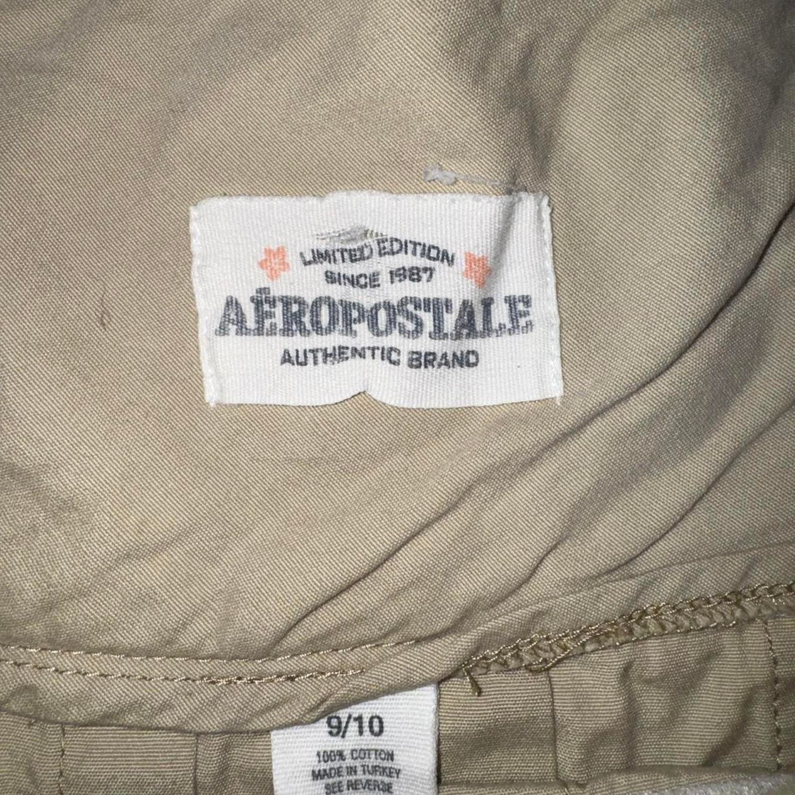 Aeropostale Limited edition aeropostale khaki pleated Size 32" / US 10 / IT 46 - 3 Thumbnail