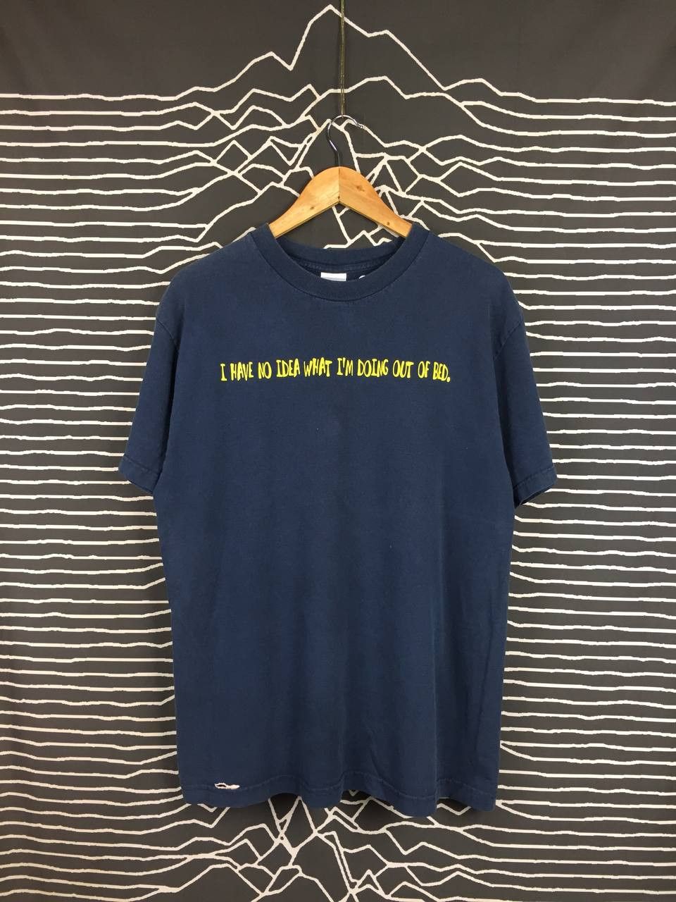Vintage Vtg I Have No Idea What I'm Doing Out Of Bed Funny Quote Tee Size US L / EU 52-54 / 3 - 2 Thumbnail