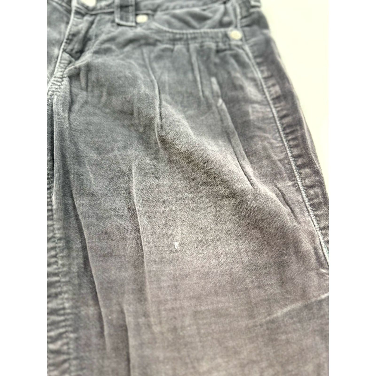 True Religion True Religion Pants Women’s 27 Grey Velvet Faded Size 27" / US 4 / IT 40 - 5 Thumbnail