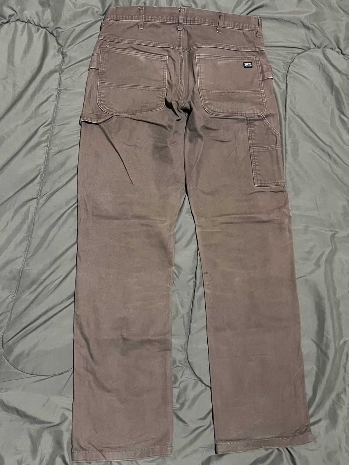 Vintage Brown Key Double Knee Workwear Pants Size US 32 / EU 48 - 3 Thumbnail