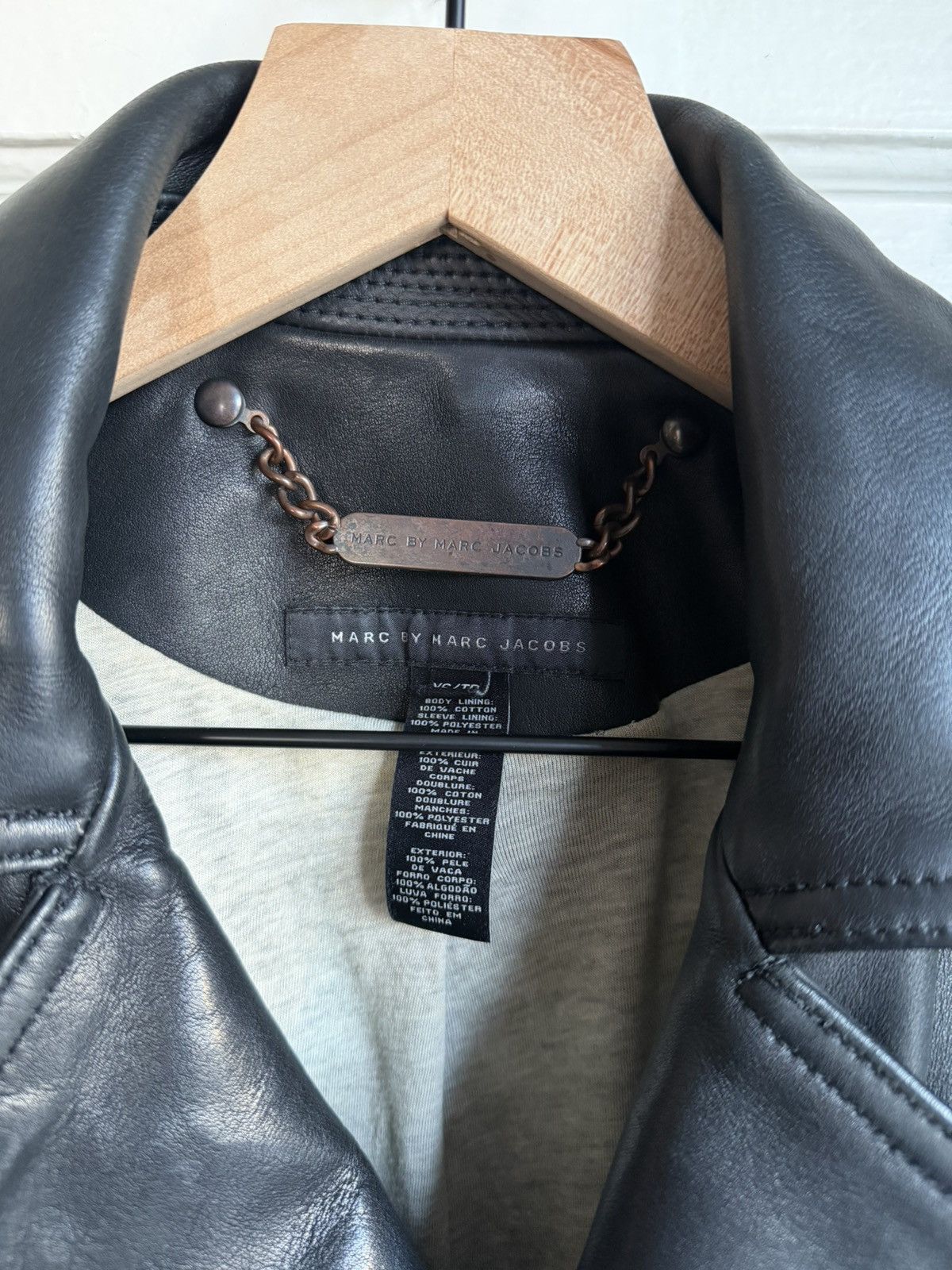 Marc Jacobs Marc by Marc Jacobs Motorcycle Jacket Leather Size US S / EU 44-46 / 1 - 2 Thumbnail