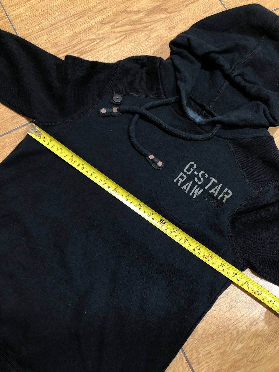G-Star Black Print Hoodie Size M G-Star Raw Streetwear Size US M / EU 48-50 / 2 - 10 Thumbnail