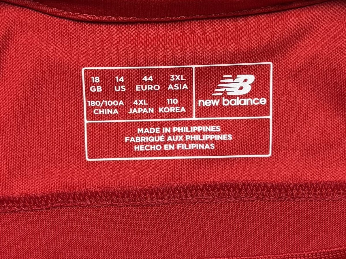 New Balance Liverpool 2016 2017 Home Shirt Soccer Jersey New Balance Size XL / US 12-14 / IT 48-50 - 15 Thumbnail