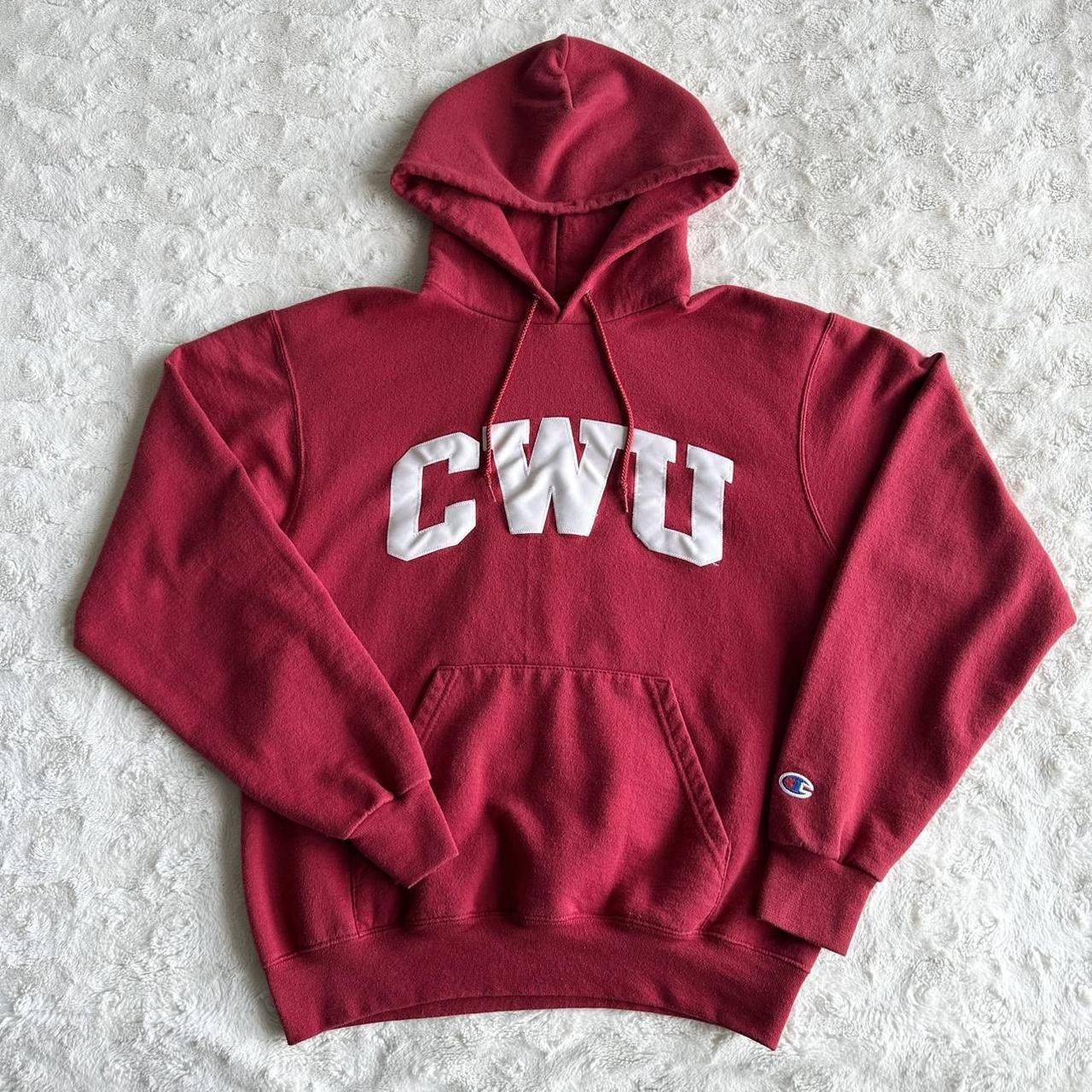 Champion Central Washington University Hoodie Mens Small Wildcats CWU Size US S / EU 44-46 / 1 - 1 Thumbnail