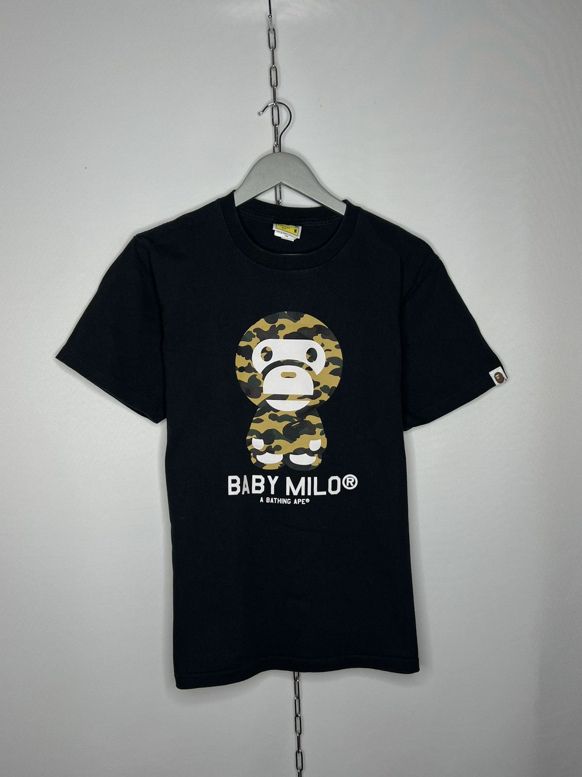 Bape A Bathing Ape Baby Milo Luxury Tee T-Shirt Big Logo Y2K | Grailed
