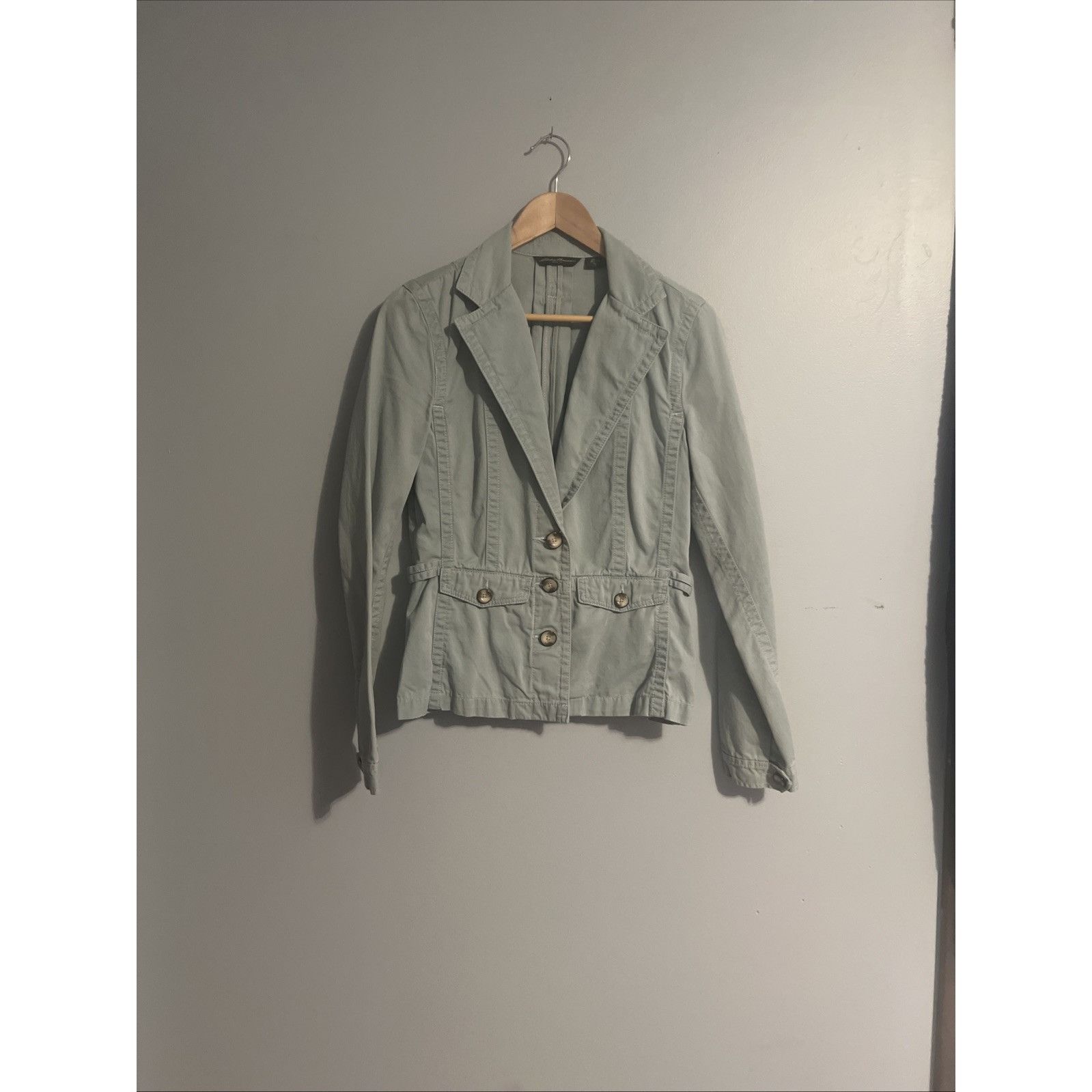 Eddie Bauer Eddie Bauer Blazer Jacket Women’s 8Tall Lt Blue Outdoor Adju Size S / US 4 / IT 40 - 1 Thumbnail