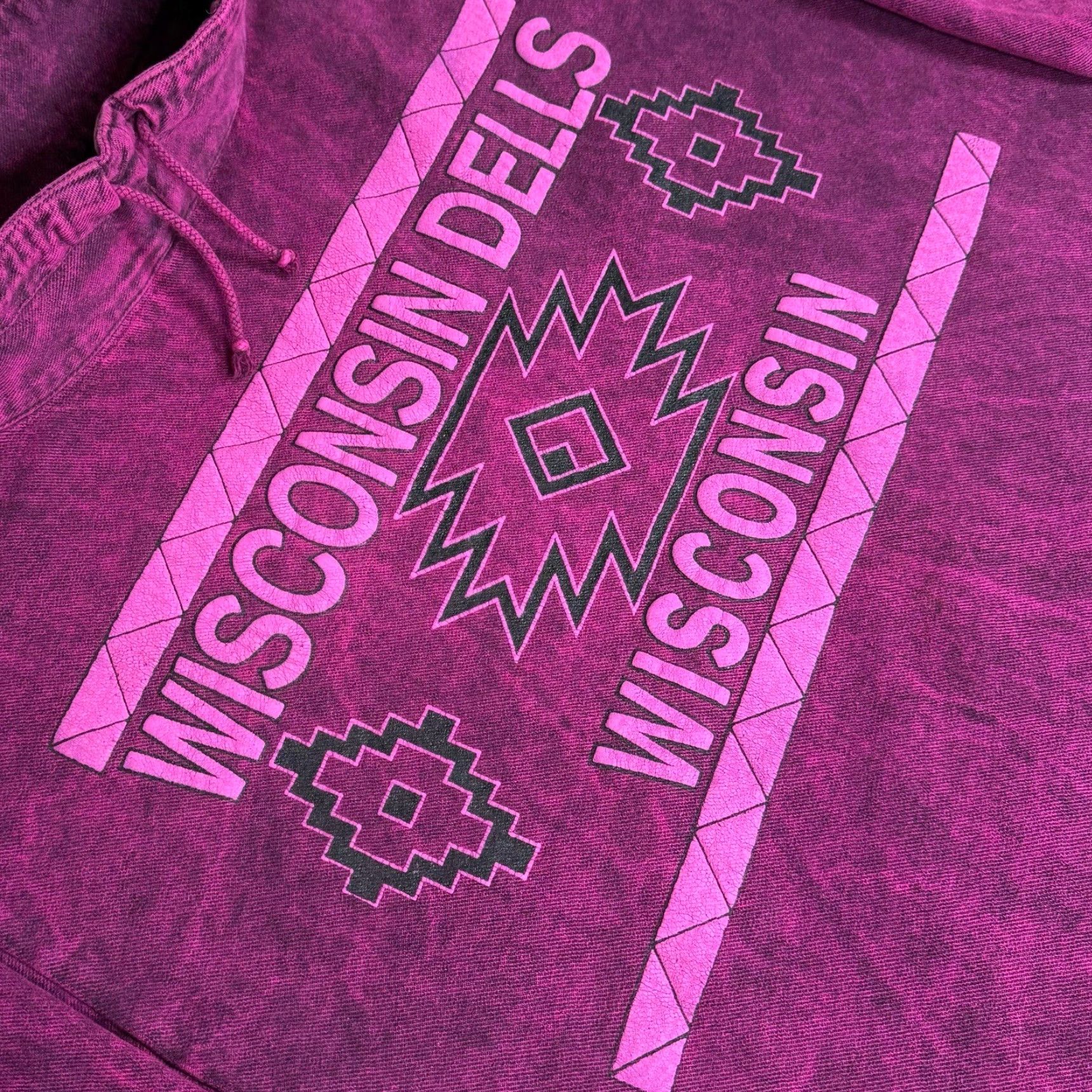 Vintage VINTAGE Wisconsin Dells Phoenix Sportswear Sweatshirt - Pink - 1/4 Zip - S/M - Womens - 90s Size S / US 4 / IT 40 - 4 Thumbnail