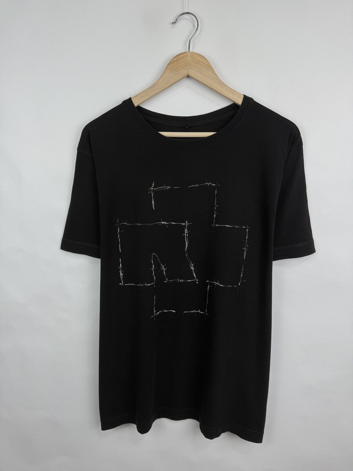 Band Tees 🇩🇪 Vintage Y2K Rammstein Du Hast T-Shirt Rare Retro Sonne Size US XL / EU 56 / 4 - 3 Thumbnail