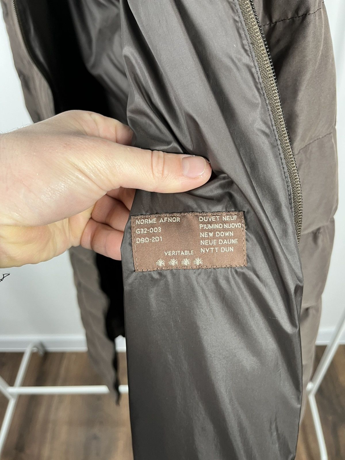 Moncler Moncler Vintage Brown Down Puffer Long Coat Women’s Size L / US 10 / IT 46 - 8 Thumbnail