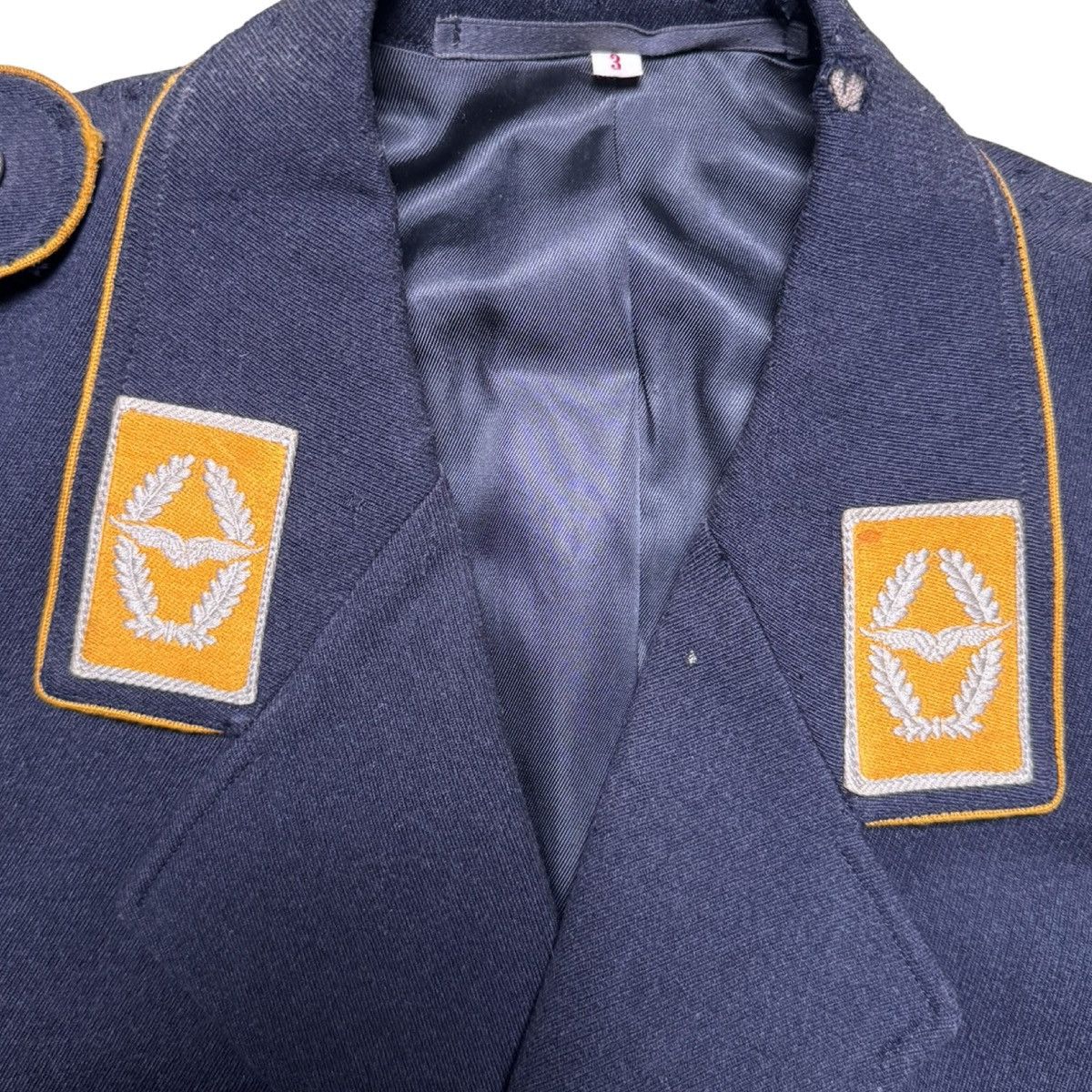 Vintage West German Bundeswehr Luftwaffe Air Force Uniform Jacket 65 Size US L / EU 52-54 / 3 - 4 Thumbnail