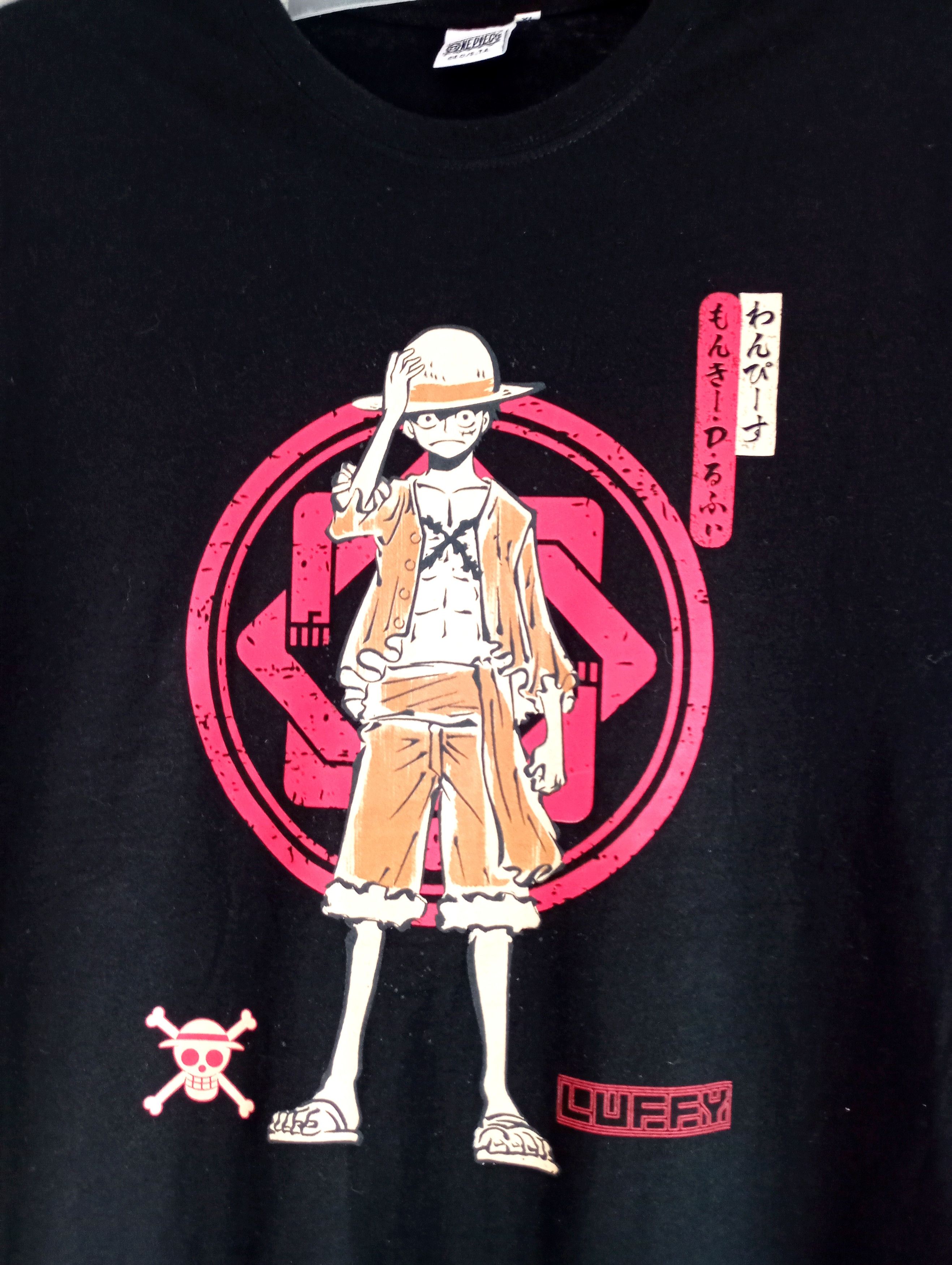 Anime VINTAGE ONE PIECE ANIME MONKEY D LUFFY T-SHIRT Size US L / EU 52-54 / 3 - 2 Thumbnail