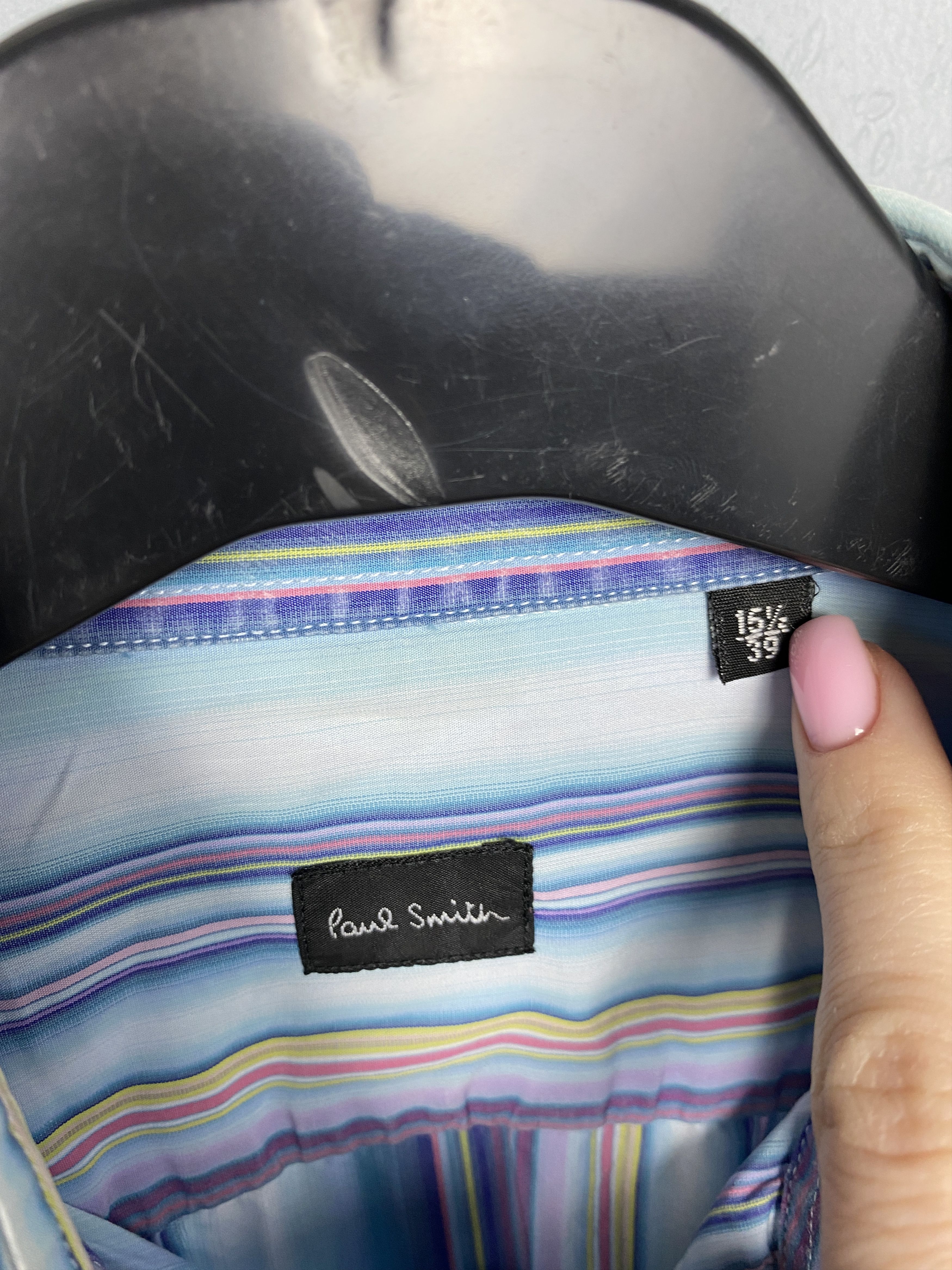 Paul Smith Paul Smith London Vintage Mens Striped Long Sleeve Shirt Size US L / EU 52-54 / 3 - 3 Thumbnail