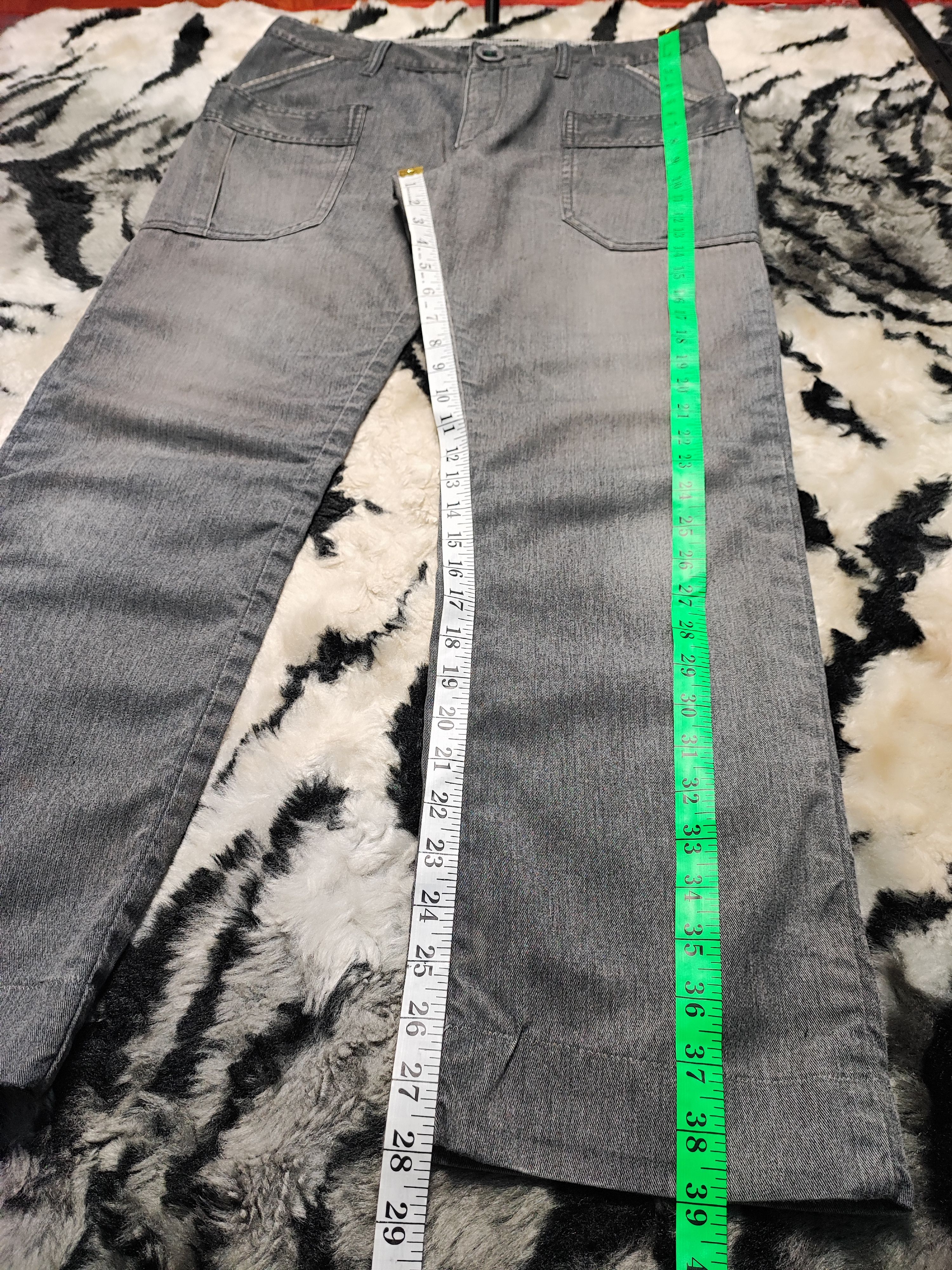 If Six Was Nine DOMINATE HANDCRAFTED BIKER JEANS STYLE Size US 35 - 3 Thumbnail