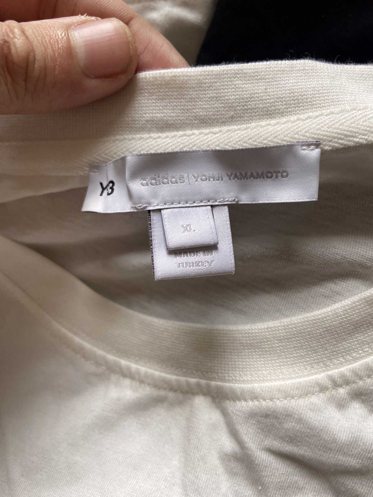 Adidas × Y-3 × Yohji Yamamoto Adidas x Yohji Yamamoto x Y-3 Yohji Slicon Logo T-Shirt Size US XL / EU 56 / 4 - 5 Thumbnail