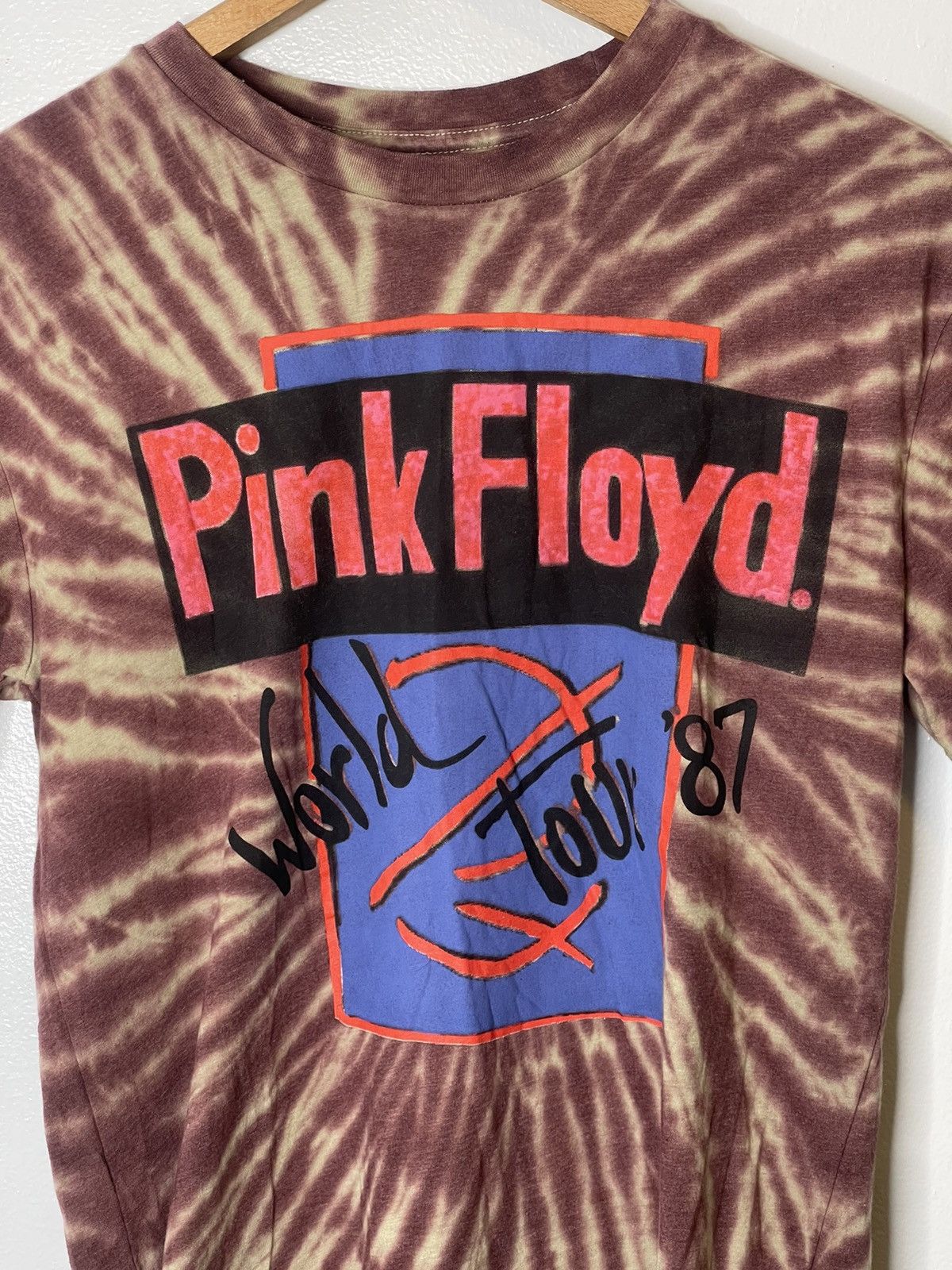 Pink Floyd × Vintage Pink Floyd World Tour ‘87 Shirt Size US S / EU 44-46 / 1 - 1 Thumbnail