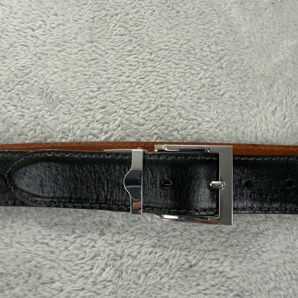 Patrick Gibbons Genuine Italian Carlfskin Leather Belt Men’