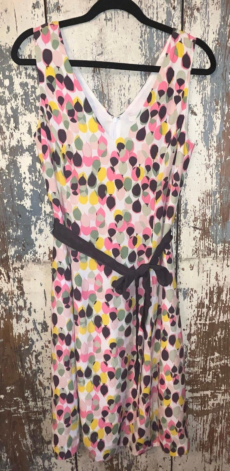 Boden Boden sleeveless dress size 8L V-neck geometric Size M / US 6-8 / IT 42-44 - 1 Thumbnail