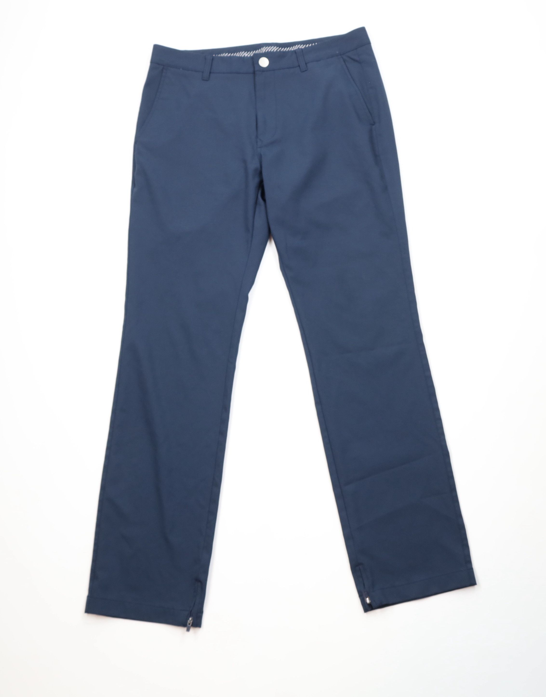 Bonobos Bonobos Golf Tech Zip Cuff Golfing Chino Pants Navy Blue Size US 33 - 1 Thumbnail