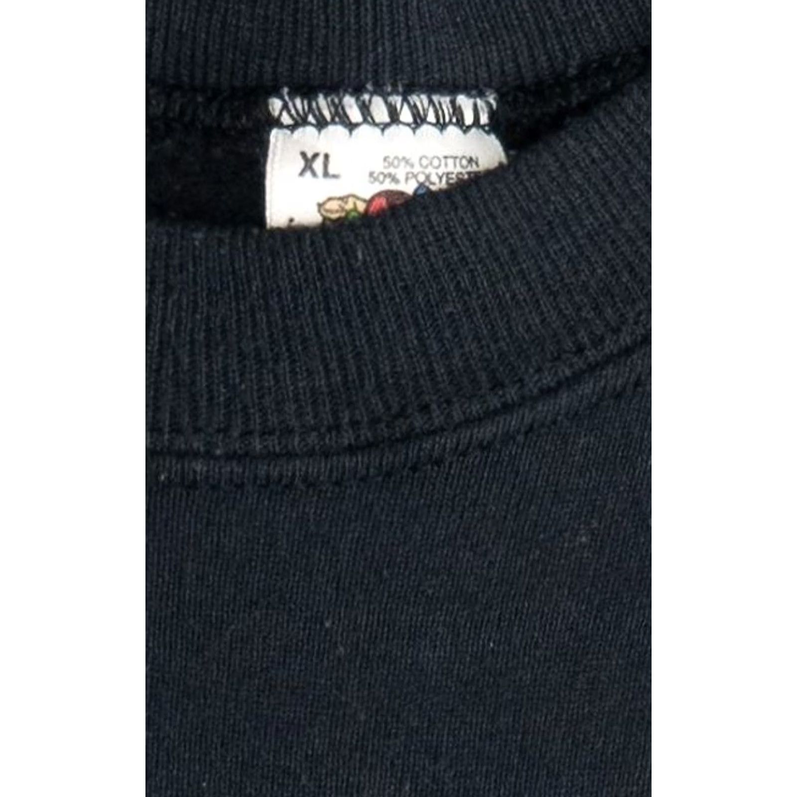 Fruit Of The Loom Vintage Pheasant USA Postage Stamp Sweatshirt 1990s XS-XL Black Cotton / Polyester Fruit of the Loom Mens Ladies Womens Boys Girls Size US XL / EU 56 / 4 - 3 Thumbnail