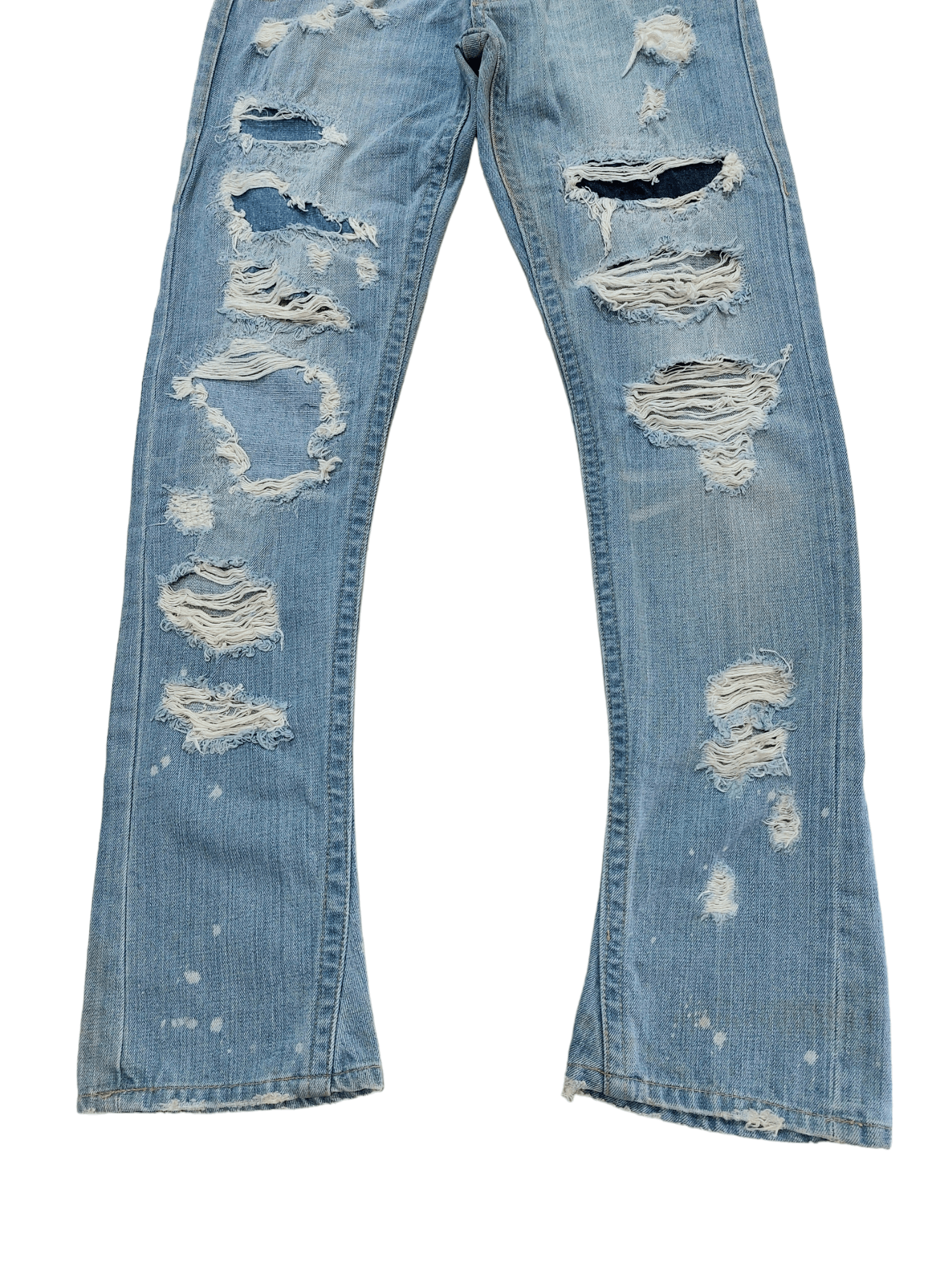 Vintage Sick Flare Low Rise Thrash Kurt Cobain Style Size 30" / US 8 / IT 44 - 5 Thumbnail