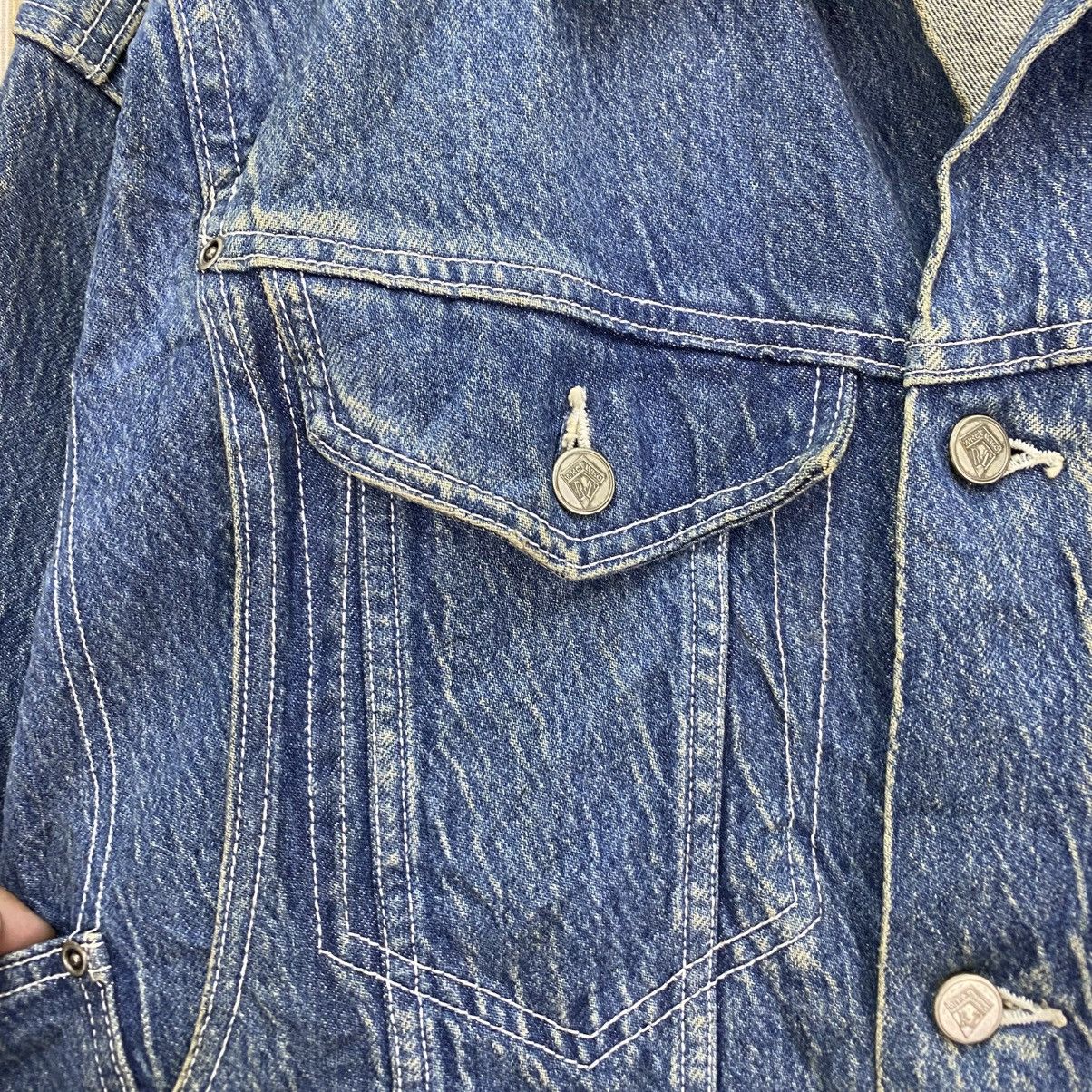 Vintage 🫶vintage blue denim trucker jacket-Denim Trucker Acid Wash Size US M / EU 48-50 / 2 - 8 Thumbnail
