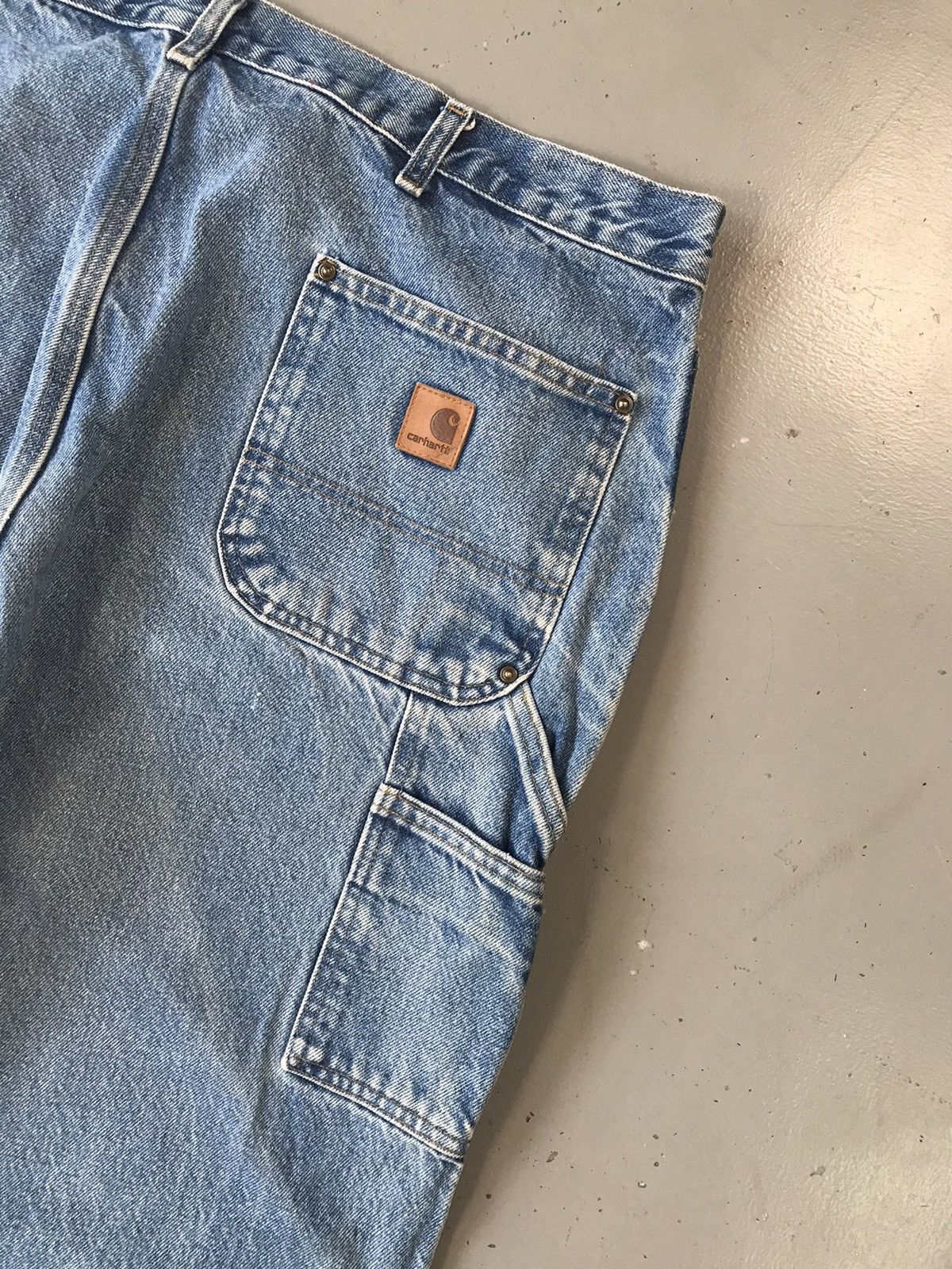 Carhartt × Vintage Vintage Carharttt b01 Des double knee denim Size US 42 / EU 58 - 8 Thumbnail