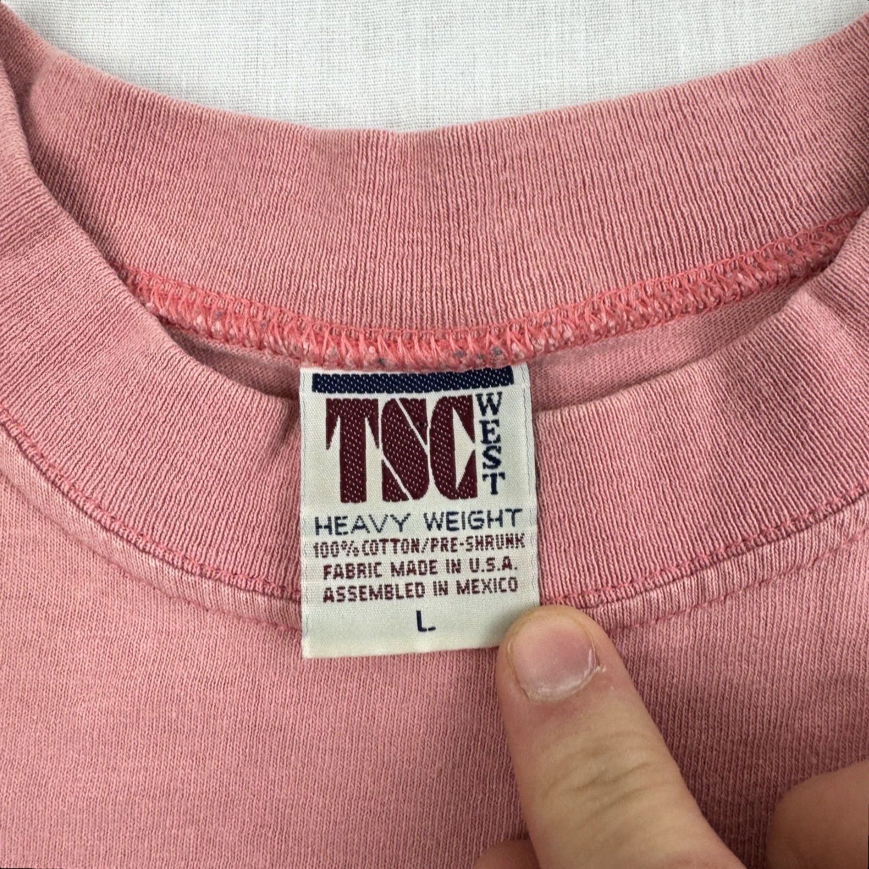 Vintage VINTAGE Alaska Shirt Adult Large Pink 90s Polar Bear Animals Mens Size US L / EU 52-54 / 3 - 3 Thumbnail