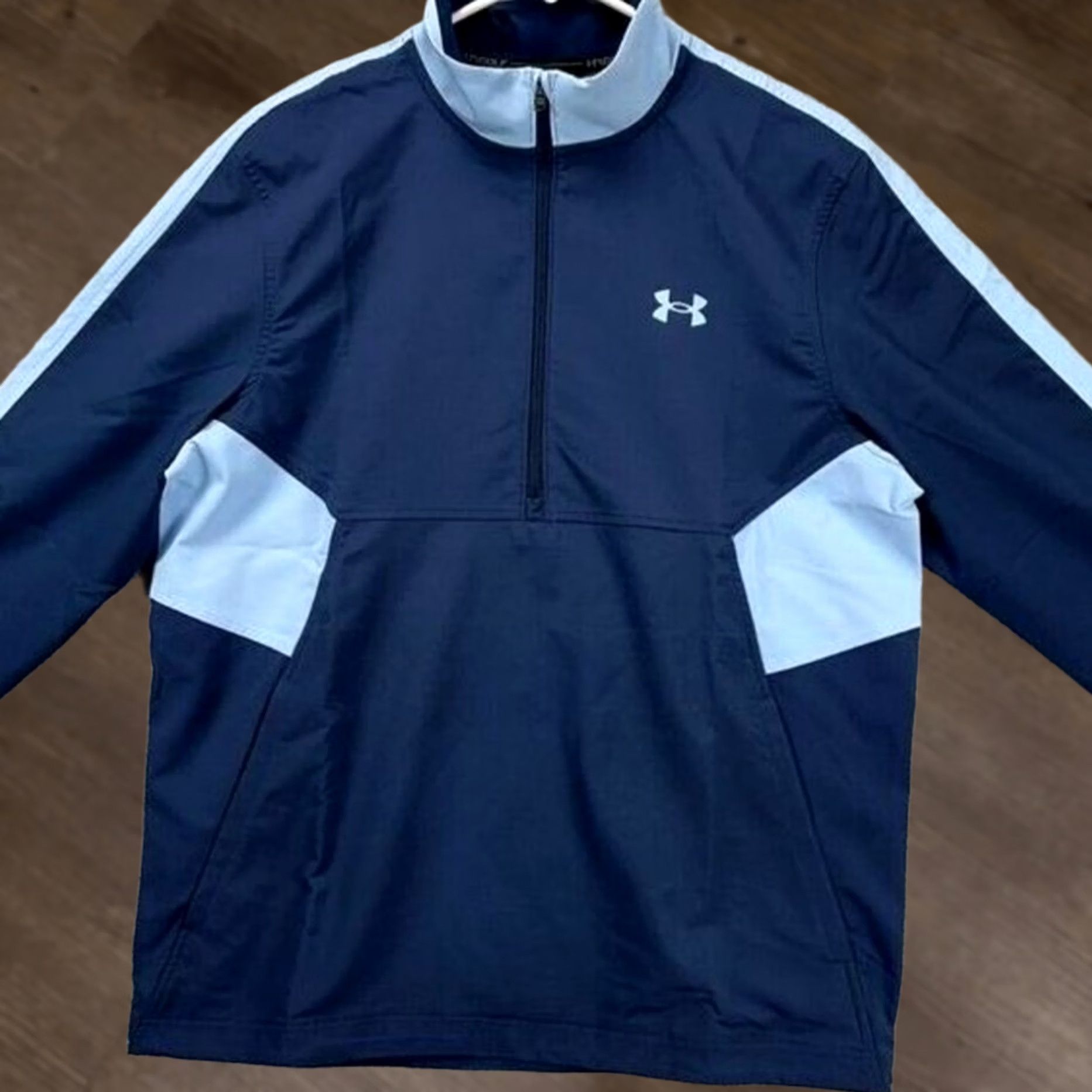 Under Armour Under Armour Jacket Mens Medium Storm Windstrike Navy Pullover Loose Fit Ski Jacket NEW A5 Size US M / EU 48-50 / 2 - 1 Thumbnail