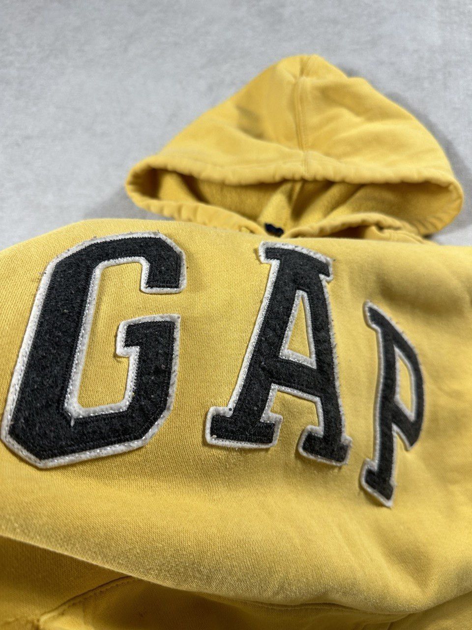 Gap Vintage Gap Classic Logo Hoodie Yellow Size US S / EU 44-46 / 1 - 3 Thumbnail