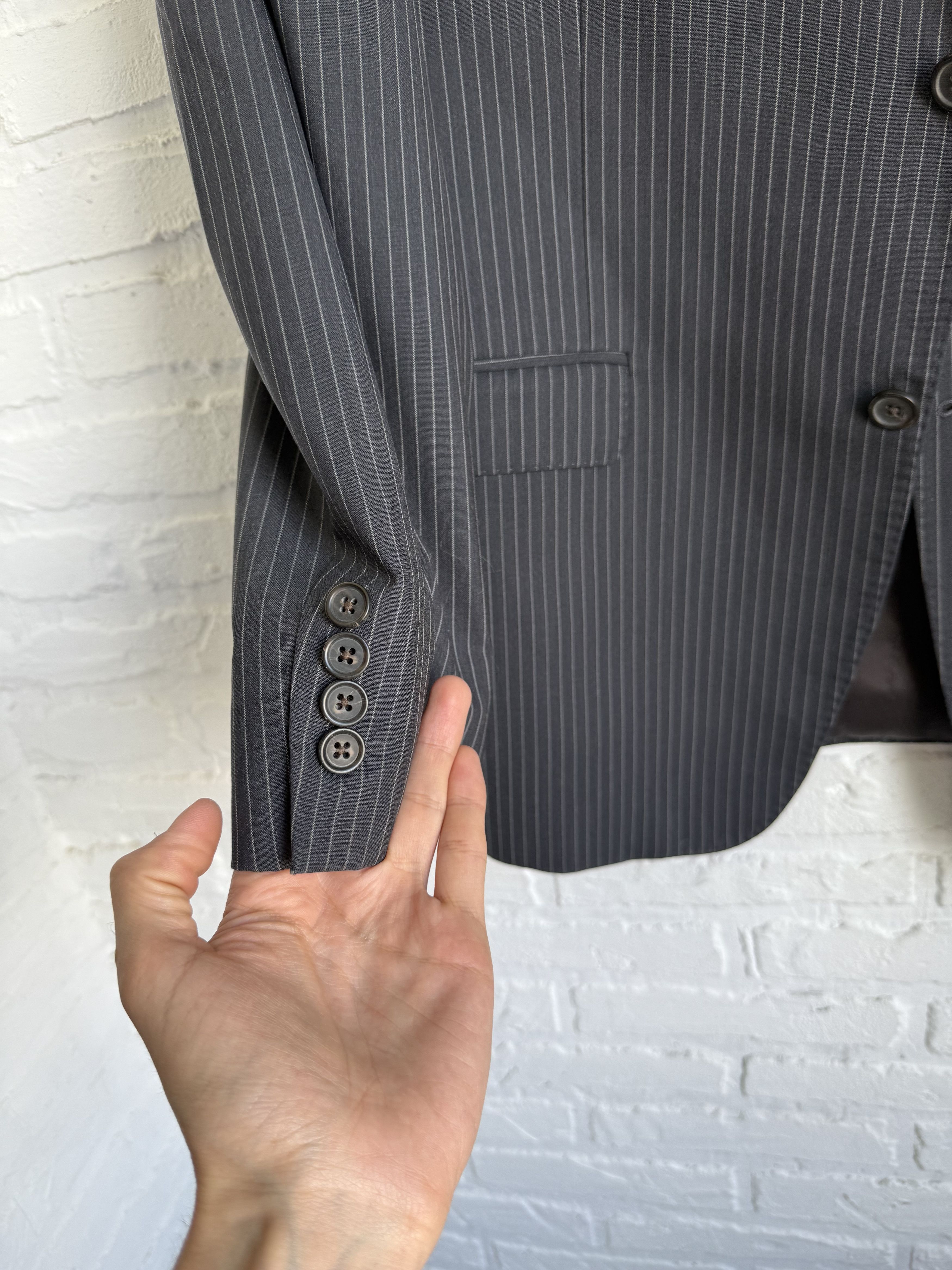 Lauren Ralph Lauren Lauren Ralph Lauren Slim Fit Pinstripe Wool Size 42S - 11 Thumbnail