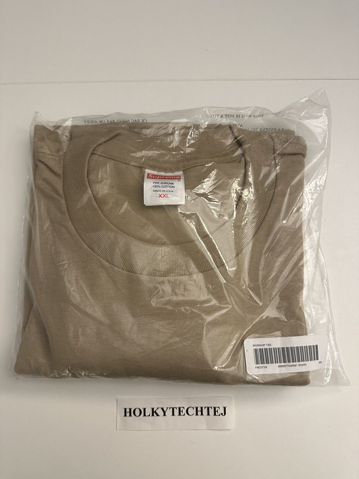 Supreme Supreme Worship Tee Size US XXL / EU 58 / 5 - 3 Thumbnail