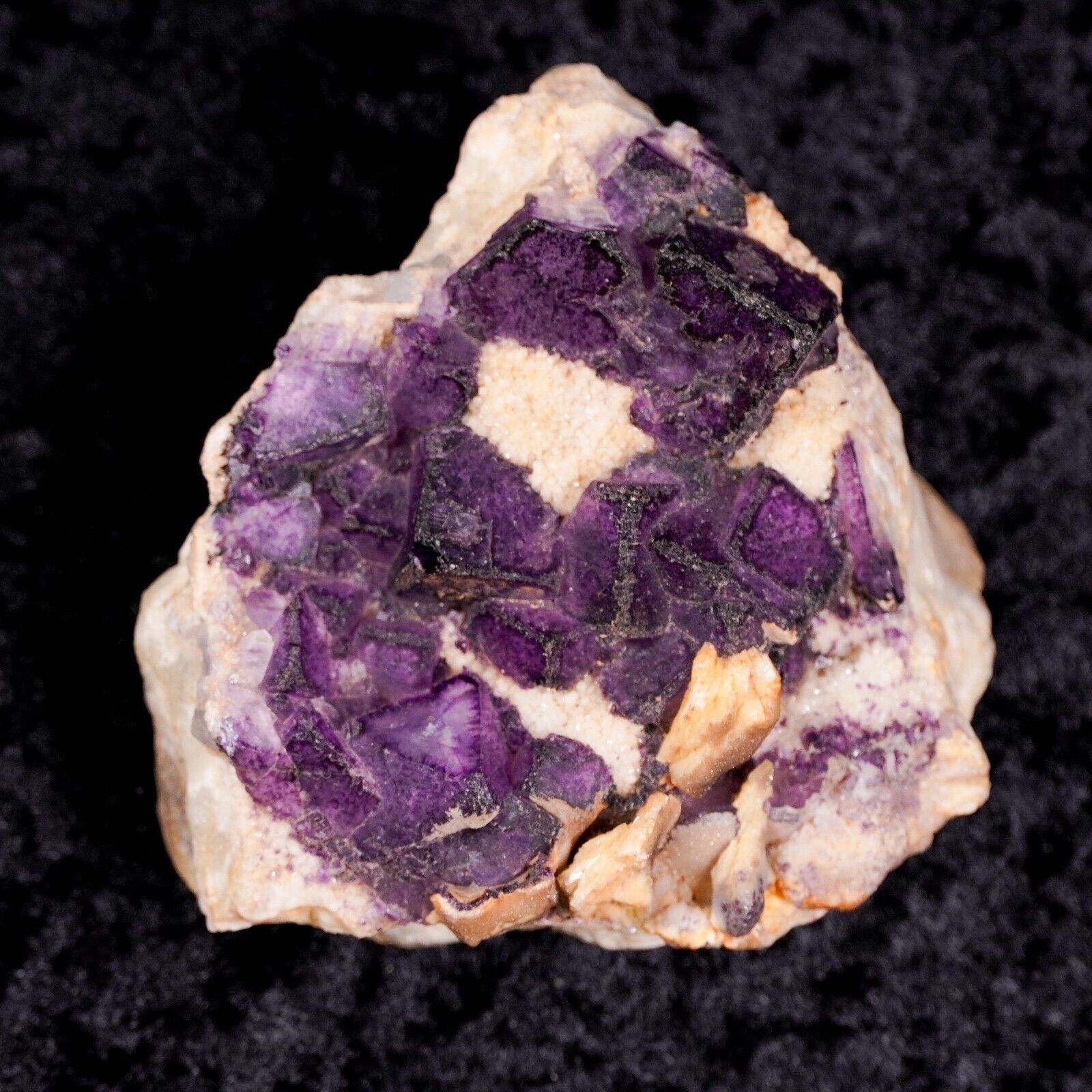 Other Large Purple Flourite Crystal Cluster 3.5" Healing Gemstone Size ONE SIZE - 1 Thumbnail
