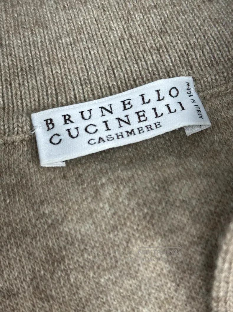 Brunello Cucinelli Brunello Cucinelli Cashmere Knit Sweater Long Sleeve Top Size S / US 4 / IT 40 - 4 Thumbnail