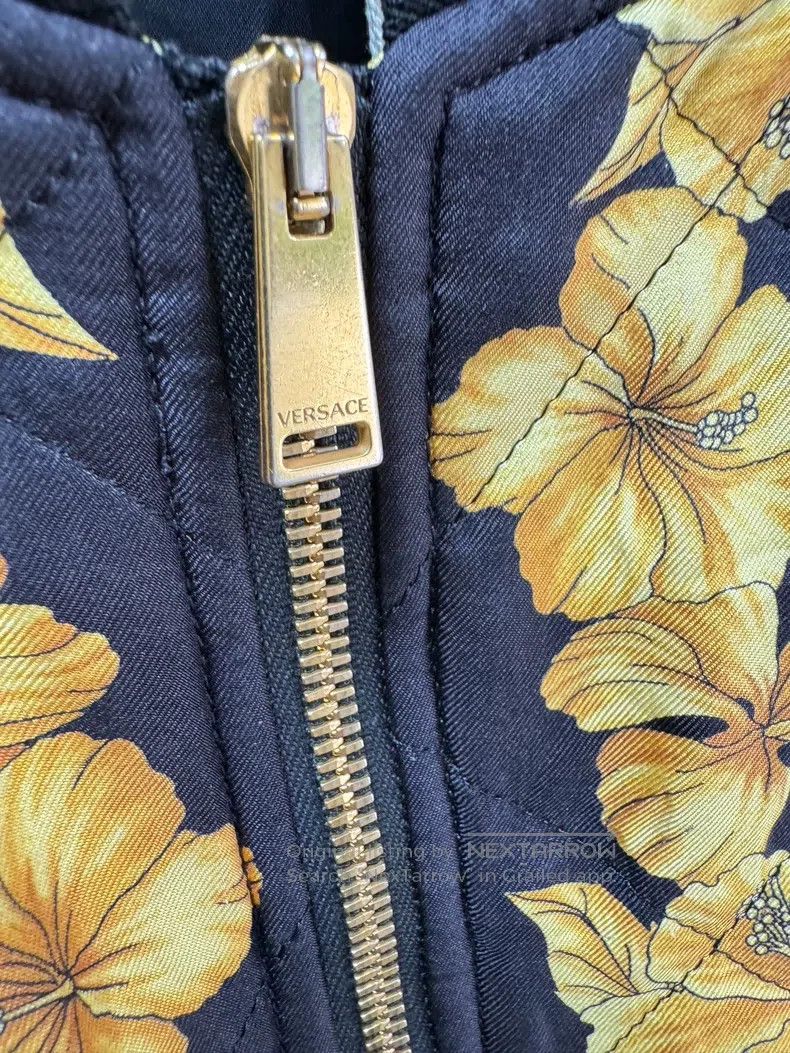 Versace Versace Black gold baroque men's cotton jacket jacket Size US M / EU 48-50 / 2 - 3 Thumbnail