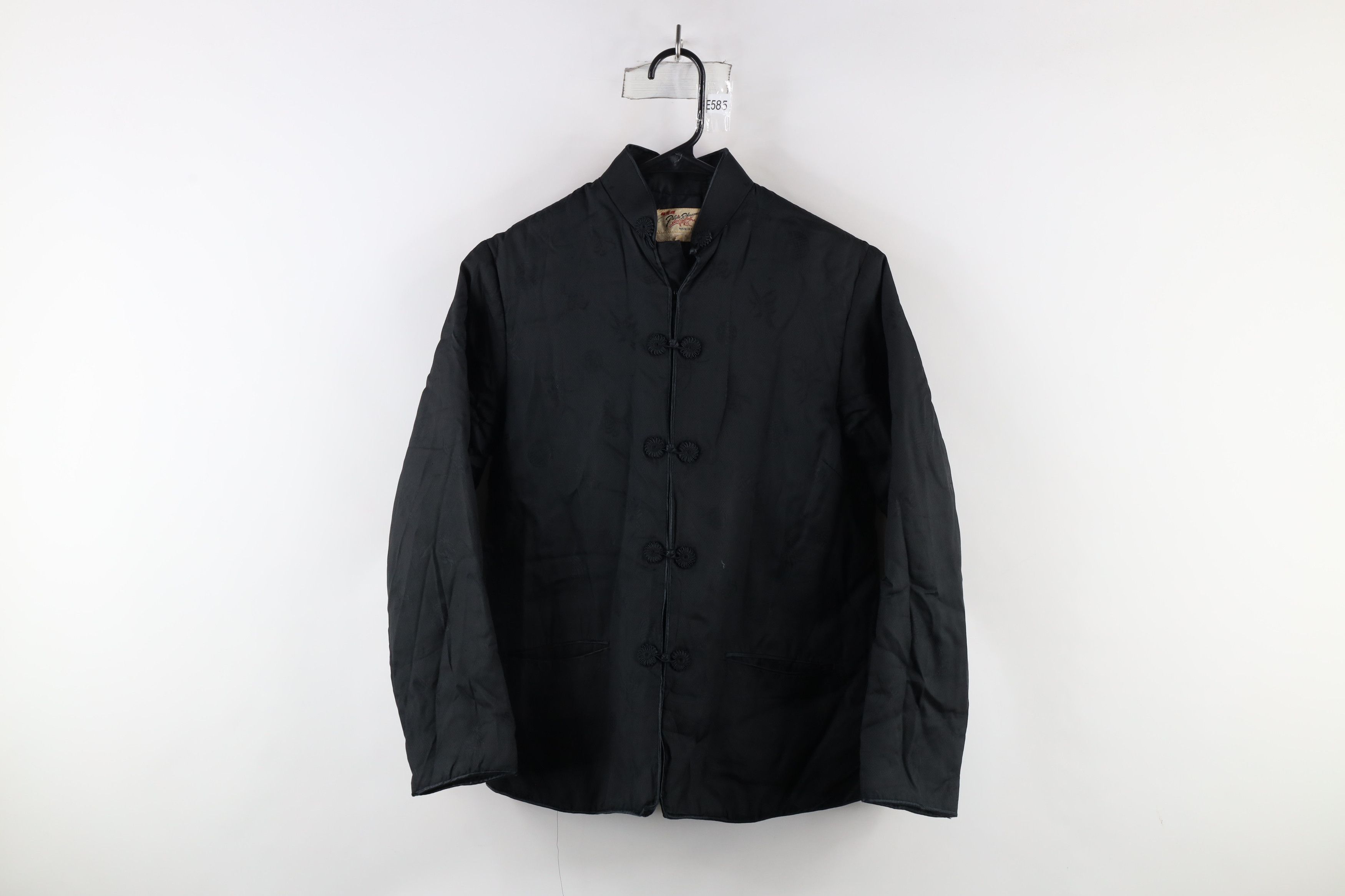 Vintage Vintage 40s 50s Chinese Oriental Satin Quilted Kimono Jacket Size S / US 4 / IT 40 - 1 Thumbnail