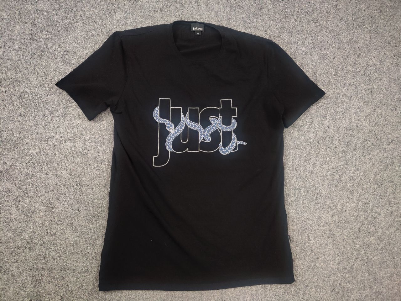Just Cavalli Just Cavalli design Cotton Classic Logo snake T Shirt Tee Size US L / EU 52-54 / 3 - 3 Thumbnail