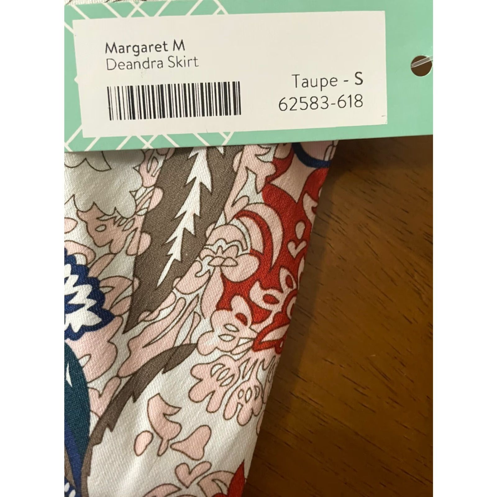Vintage VINTAGE? Margaret M Deandra Floral Skirt Stitch Fix Size Small NWT Size 28" / US 6 / IT 42 - 3 Thumbnail