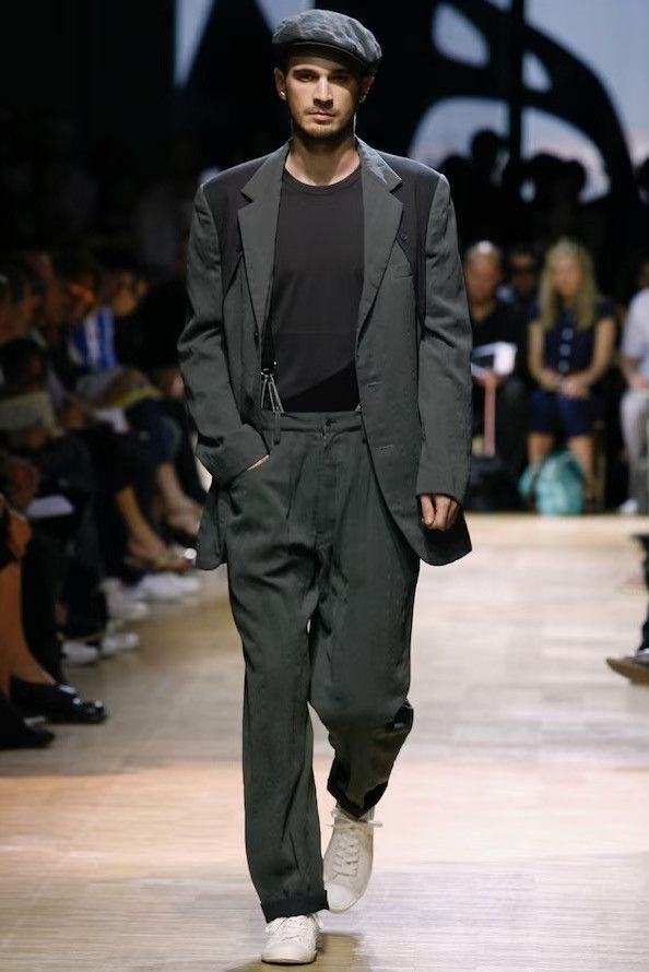 Yohji Yamamoto Yohji Yamamoto Pour Homme SS07 Runway Reconstructed T-Shirt Size US M / EU 48-50 / 2 - 1 Thumbnail