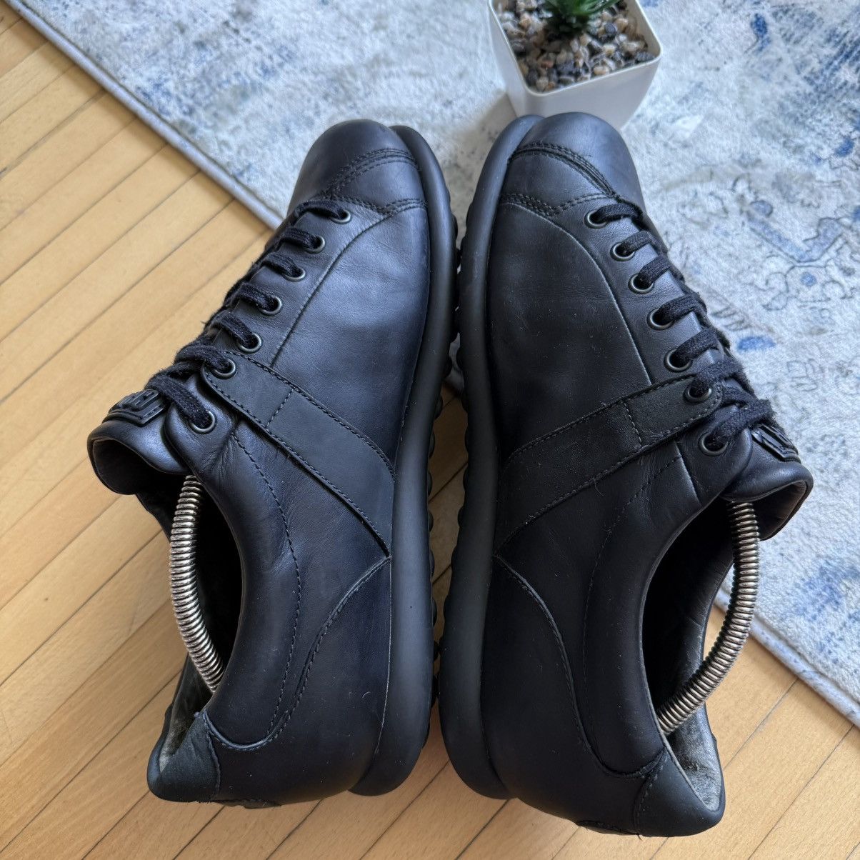 Camper 📌 Vintage Camper Pelotas Y2K Black Leather Boots Size US 11 / EU 44 - 10 Thumbnail