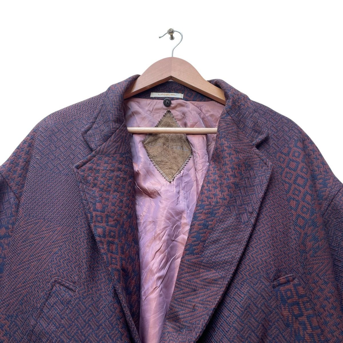 Homespun Knitwear 💥Vintage Lancel Paris Drape Jacket Size US M / EU 48-50 / 2 - 3 Thumbnail