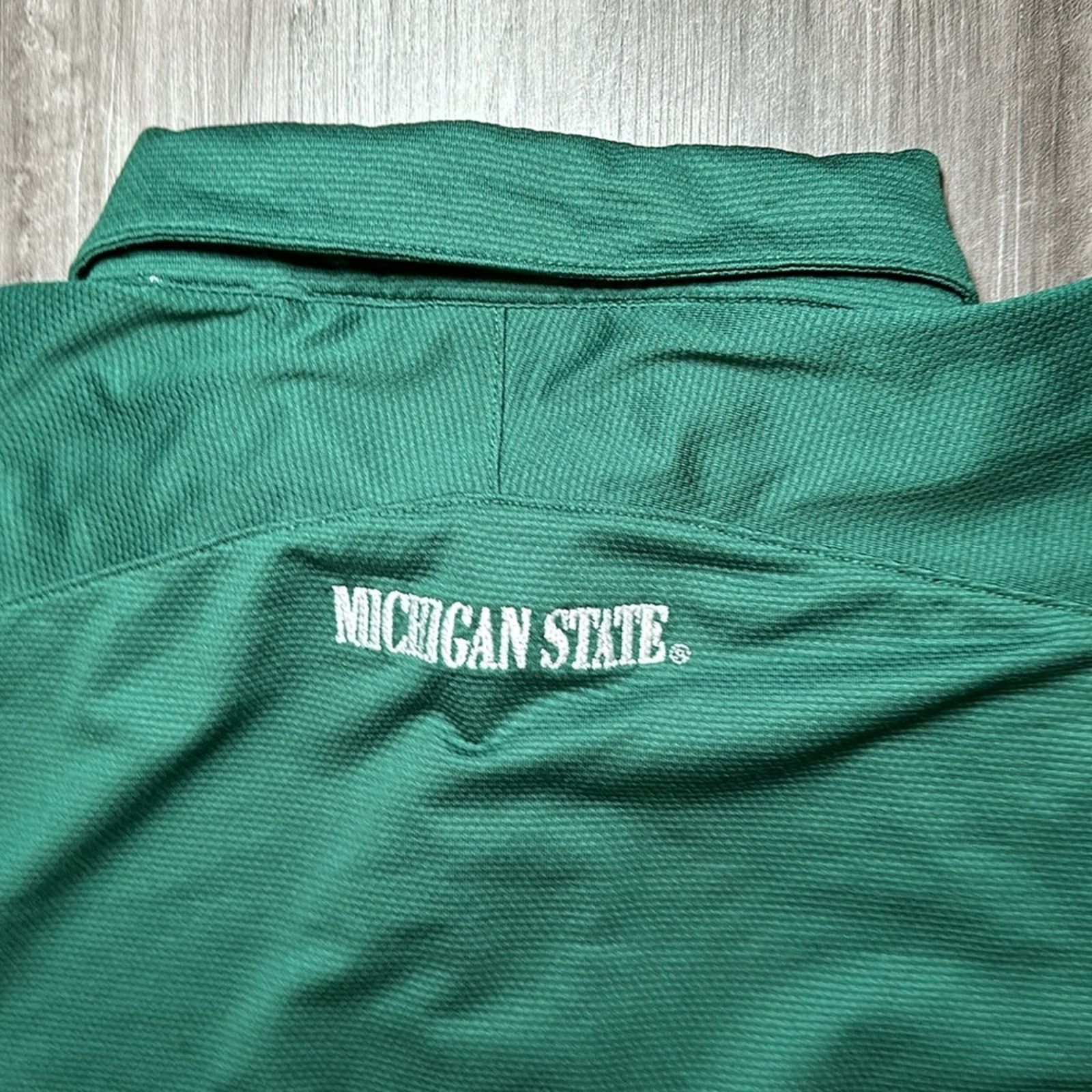 Nike Michigan State Spartans Nike Fit Team Polo - Large Size US L / EU 52-54 / 3 - 4 Thumbnail