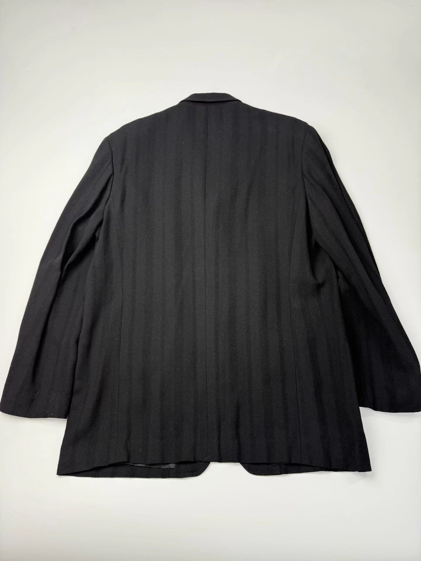 Yohji Yamamoto Yohji Yamamoto Y's for Men 90s Black Stripe Blazer M Japan Size 42L - 5 Thumbnail