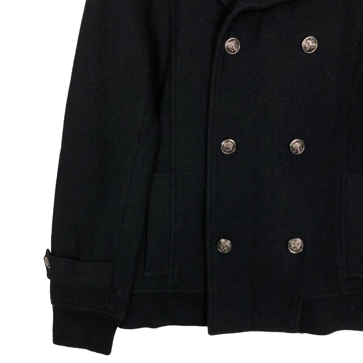 Japanese Brand 🔥Double Breast Wool Biker Jacket Phono Japan Made Size US M / EU 48-50 / 2 - 4 Thumbnail