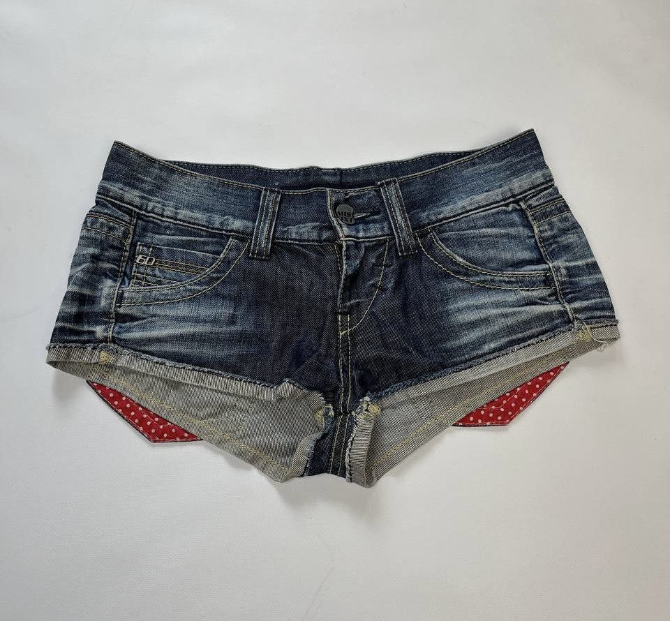 Miss Sixty Miss Sixty Mini Denim Shorts Size 26" / US 2 / IT 38 - 1 Thumbnail
