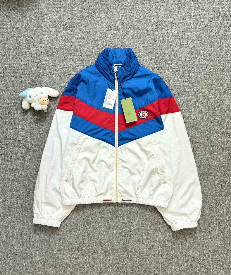 Gucci Gucci Color Block Zip Jacket-2506 Size US M / EU 48-50 / 2 - 1 Thumbnail