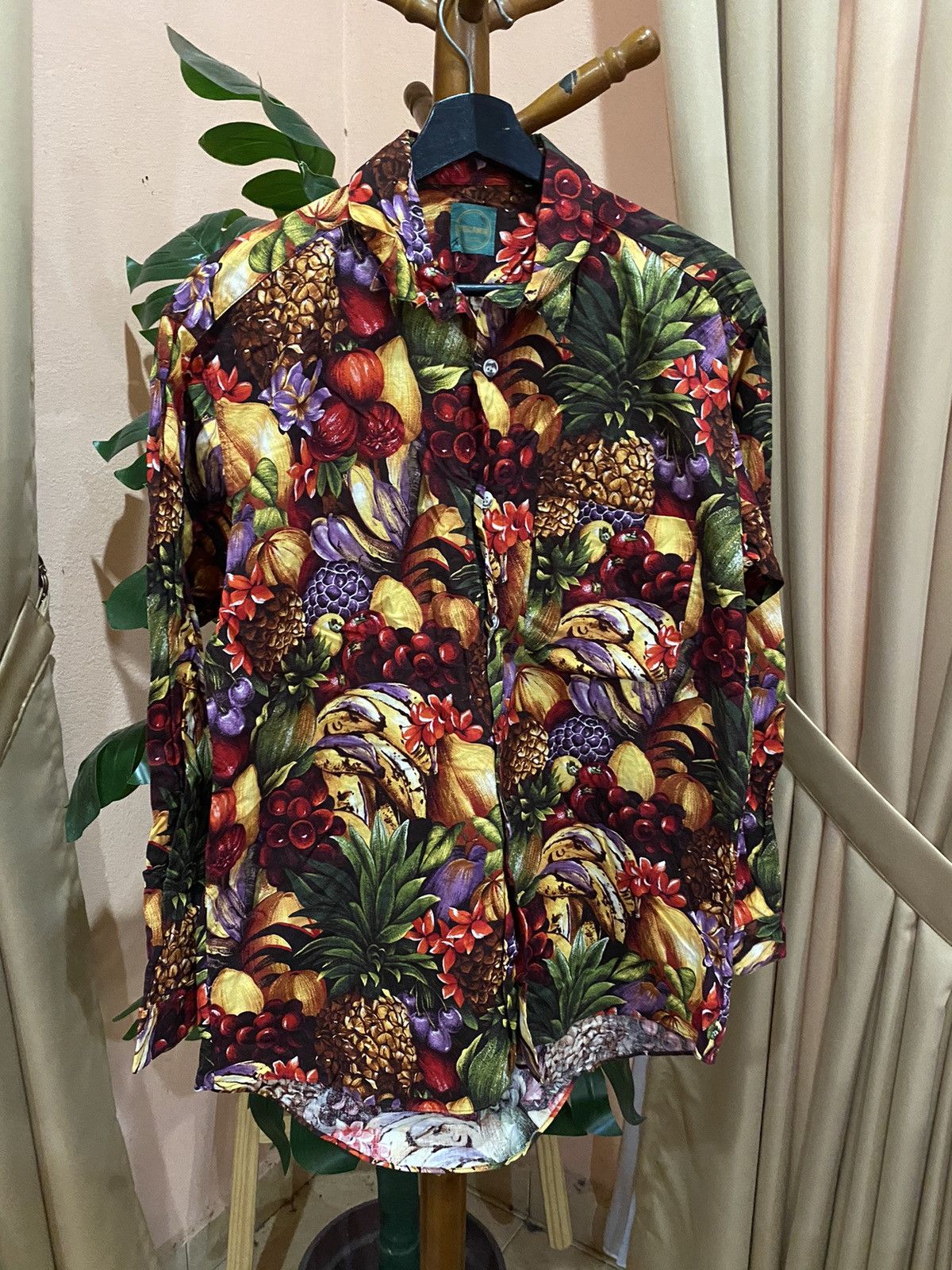 Japanese Brand Vintage Mecanin Bold Fruit Print Shirt Made in Japan Size US M / EU 48-50 / 2 - 3 Thumbnail